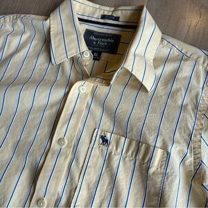 Abercrombie & Fitch Long Sleeve Muscle Button Up Shirt